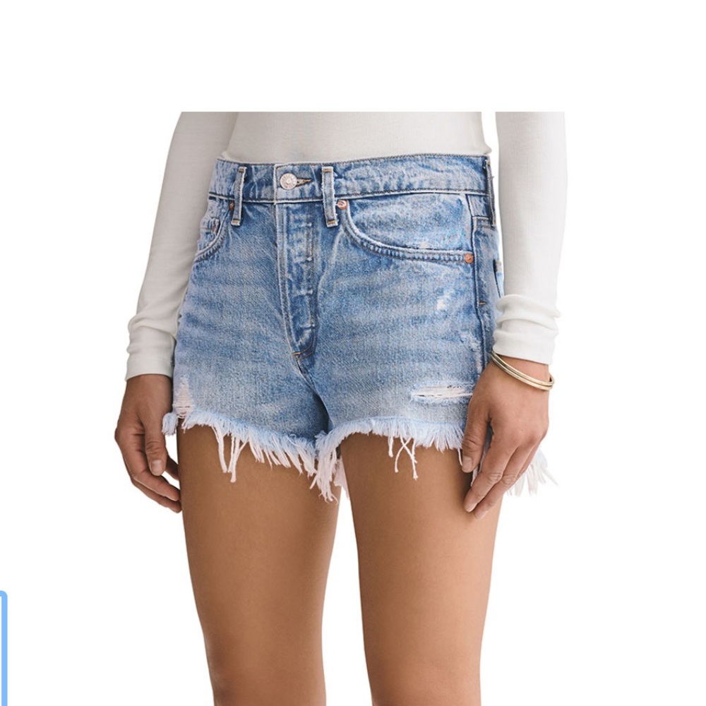Agolde Parker Shorts in Swapmeet -26